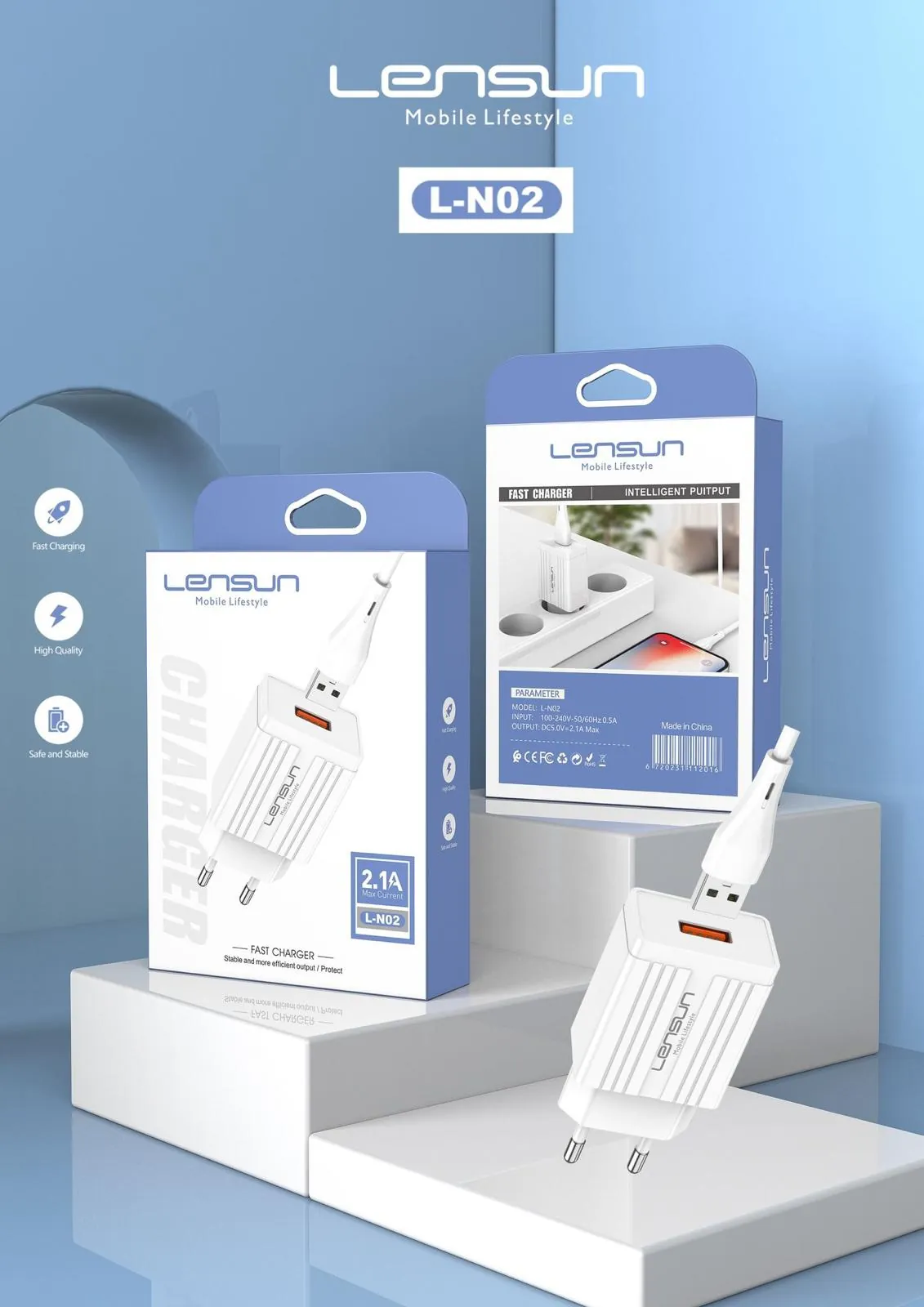 LENSUN KABLO  L-N02 İPHONE SET